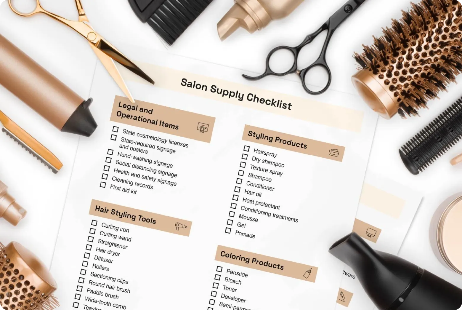 salon supply choices